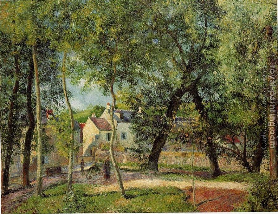Camille Pissarro : Paysage a Osny pres de l'Abreuvoir